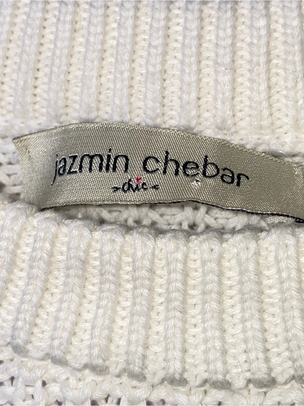 Jazmin Chebar Cream Knit 